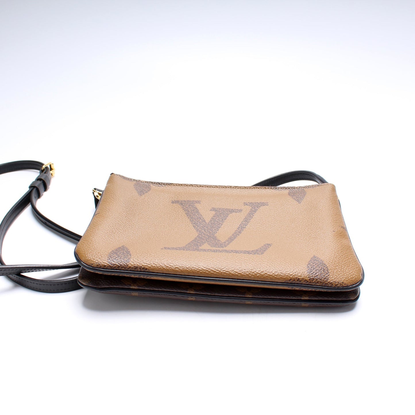 Louis Vuitton Double Zip Pochette Giant Reverse Monogram