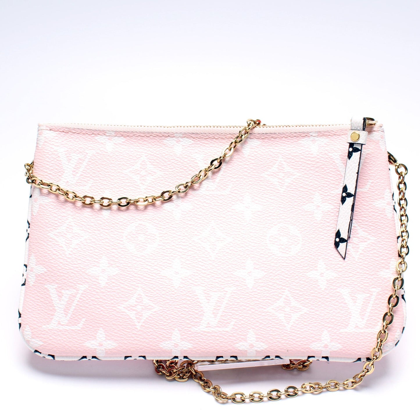 Louis Vuitton Double Zip Pochette Giant Monogram Rouge