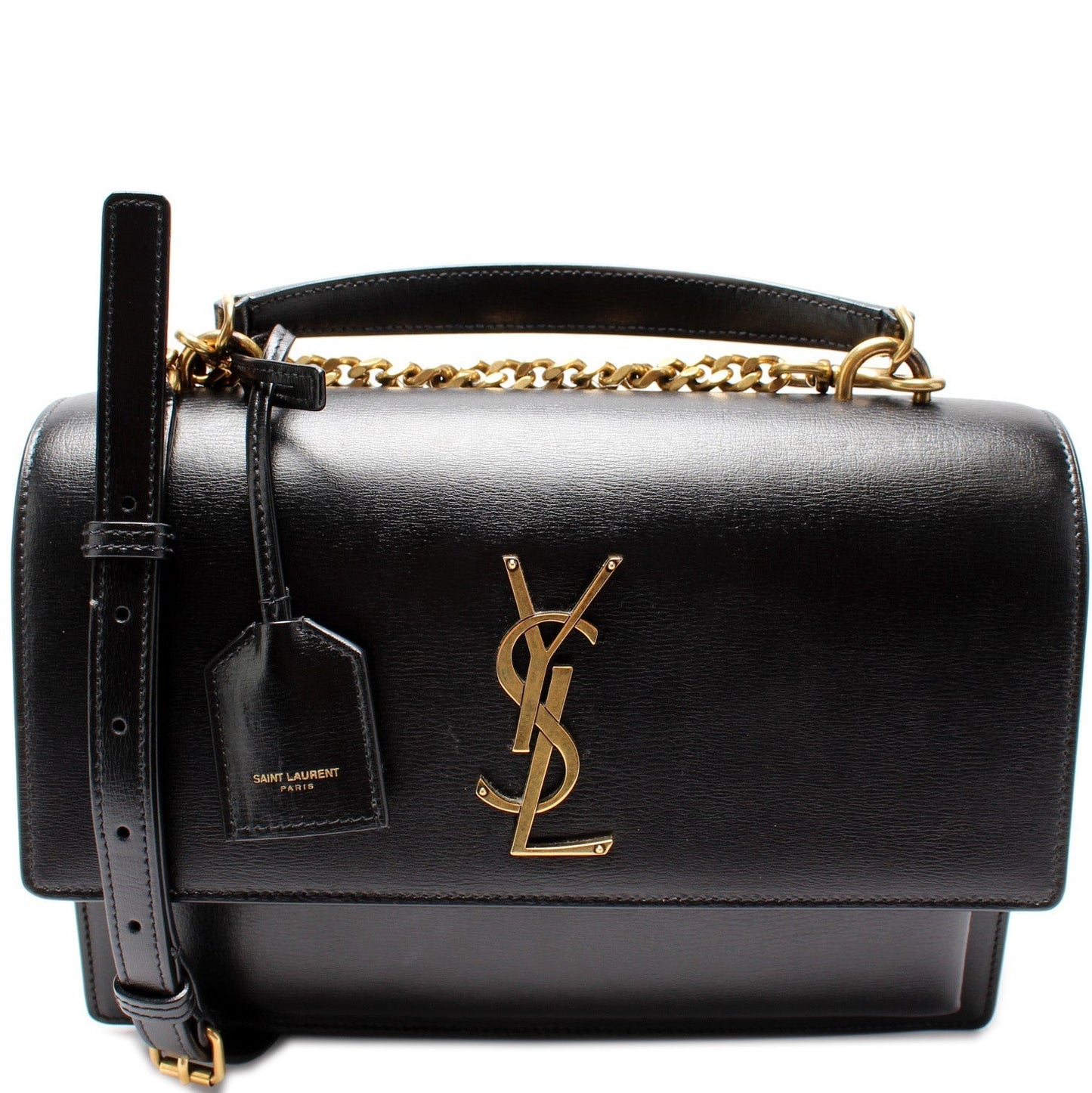 Saint Laurent Sunset Medium Smooth Leather Bag