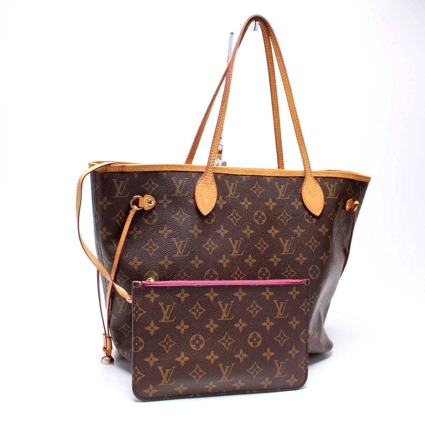 Louis Vuitton Neverfull W/Wallet MM Monogram