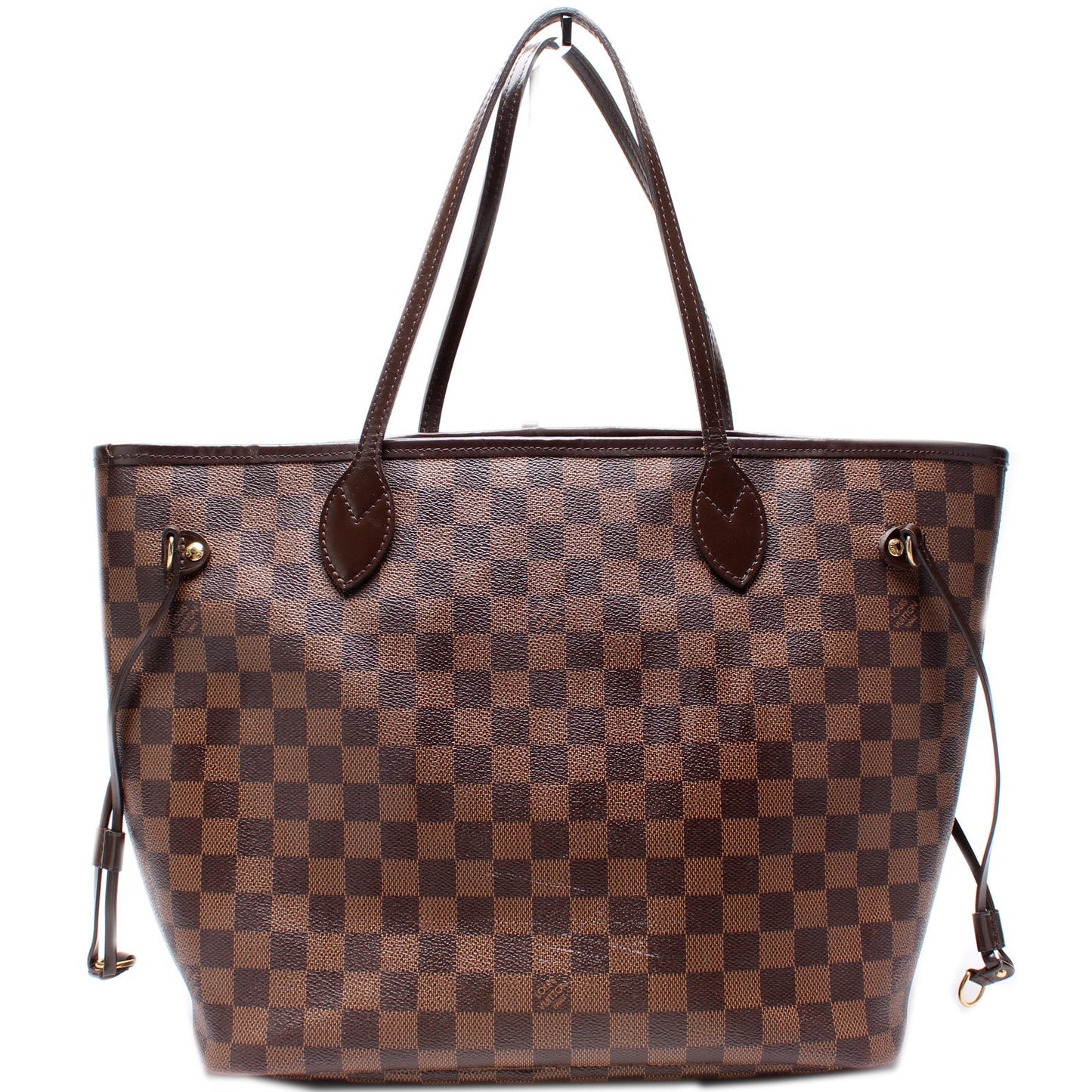 Louis Vuitton Neverfull w/Wallet MM Damier Ebene