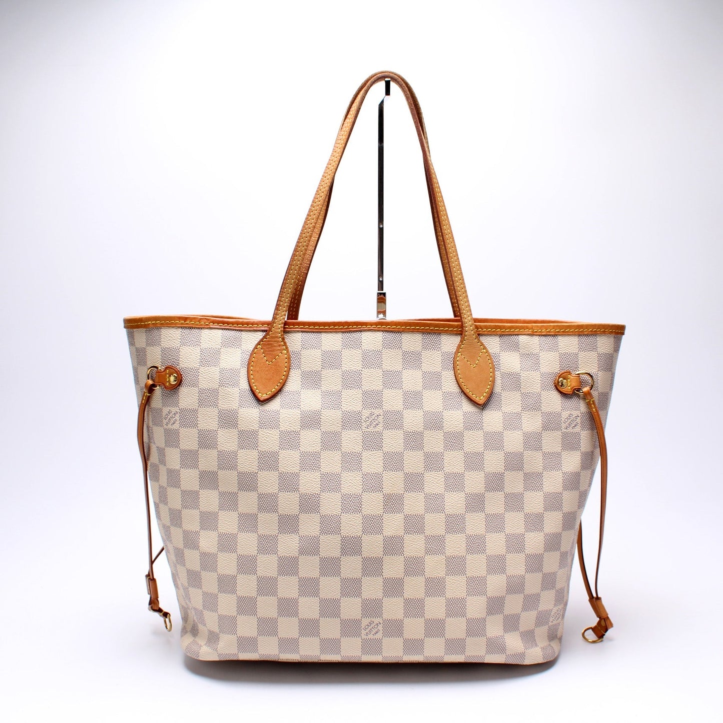 Louis Vuitton Neverfull w/Wallet MM Damier Azur