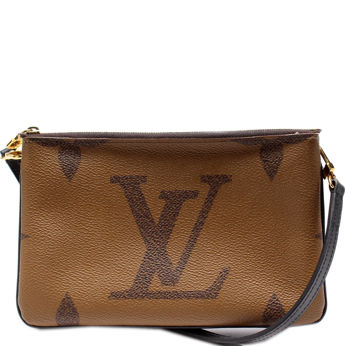 Louis Vuitton Double Zip Pochette Giant Reverse Monogram