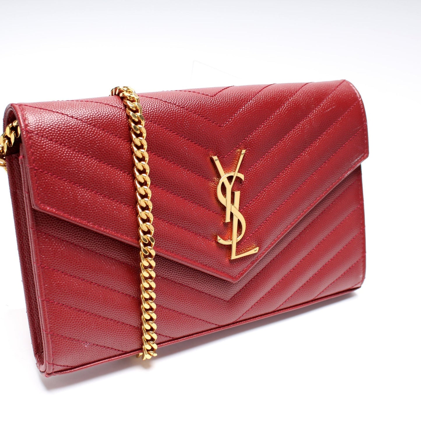 Saint Laurent Grain De Chain Wallet Bag