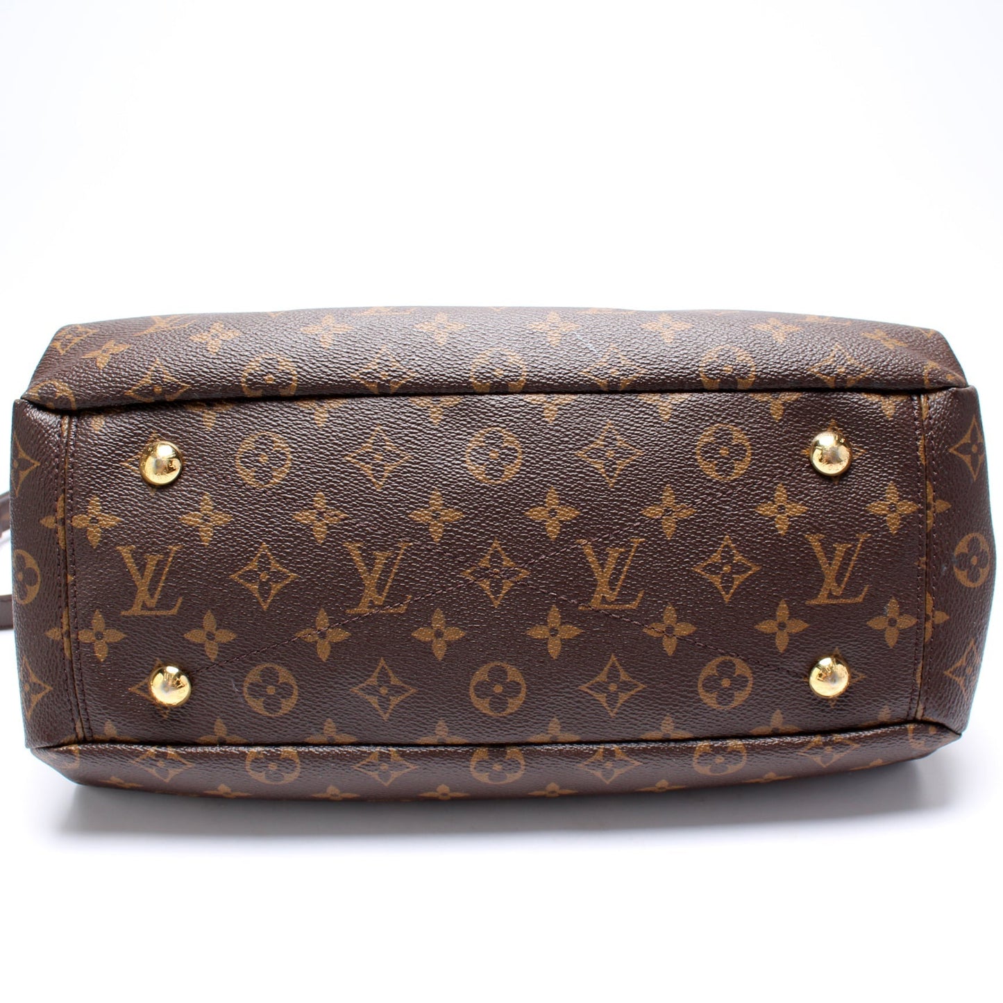 Louis Vuitton Pallas Tote Monogram Canvas Side