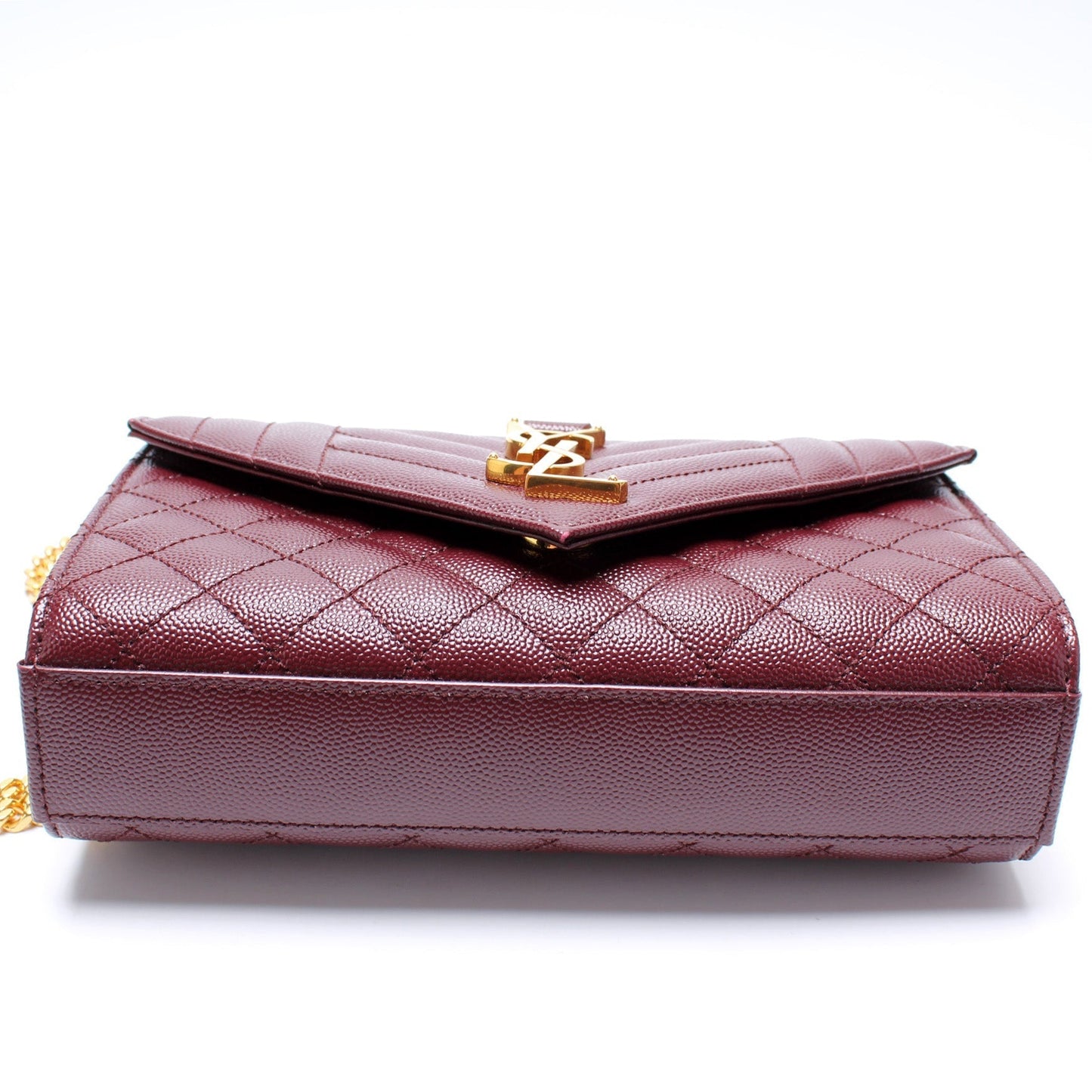 Saint Laurent Envelope Small Grain De Triquilt Bag