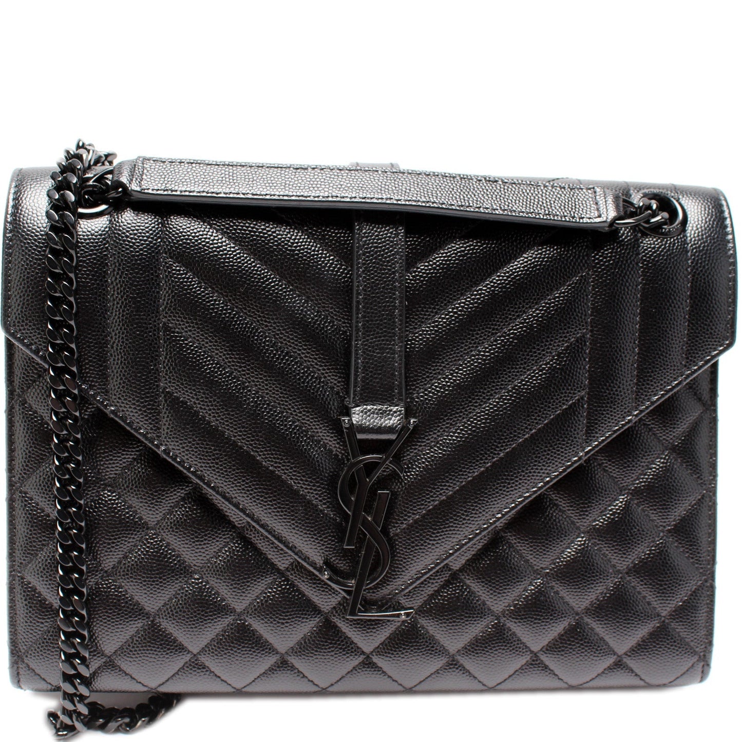 Saint Laurent Envelope Medium Tri-Quilted Bag
