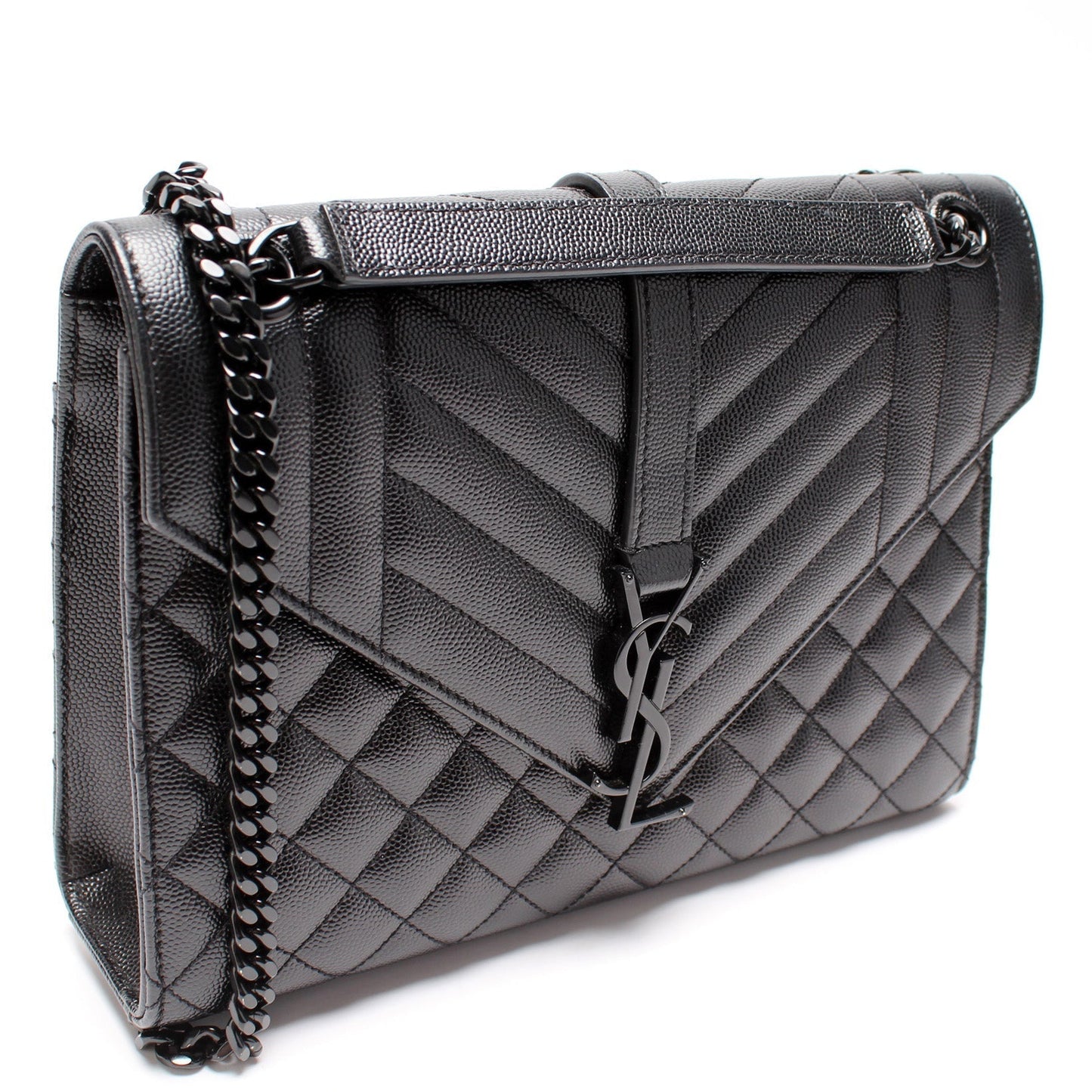 Saint Laurent Envelope Medium Tri-Quilted Bag