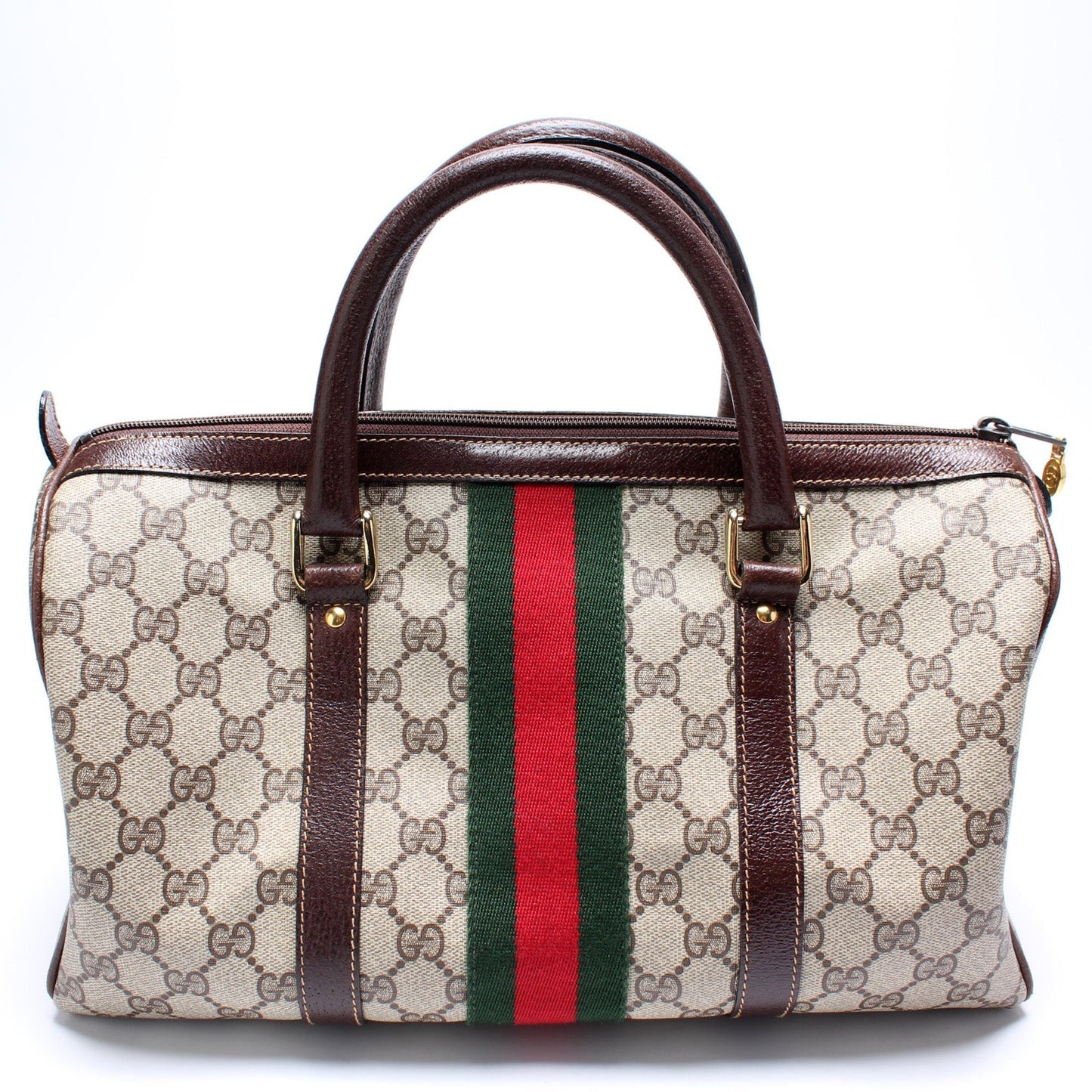 Gucci GG Supreme Large Boston Vintage Bag