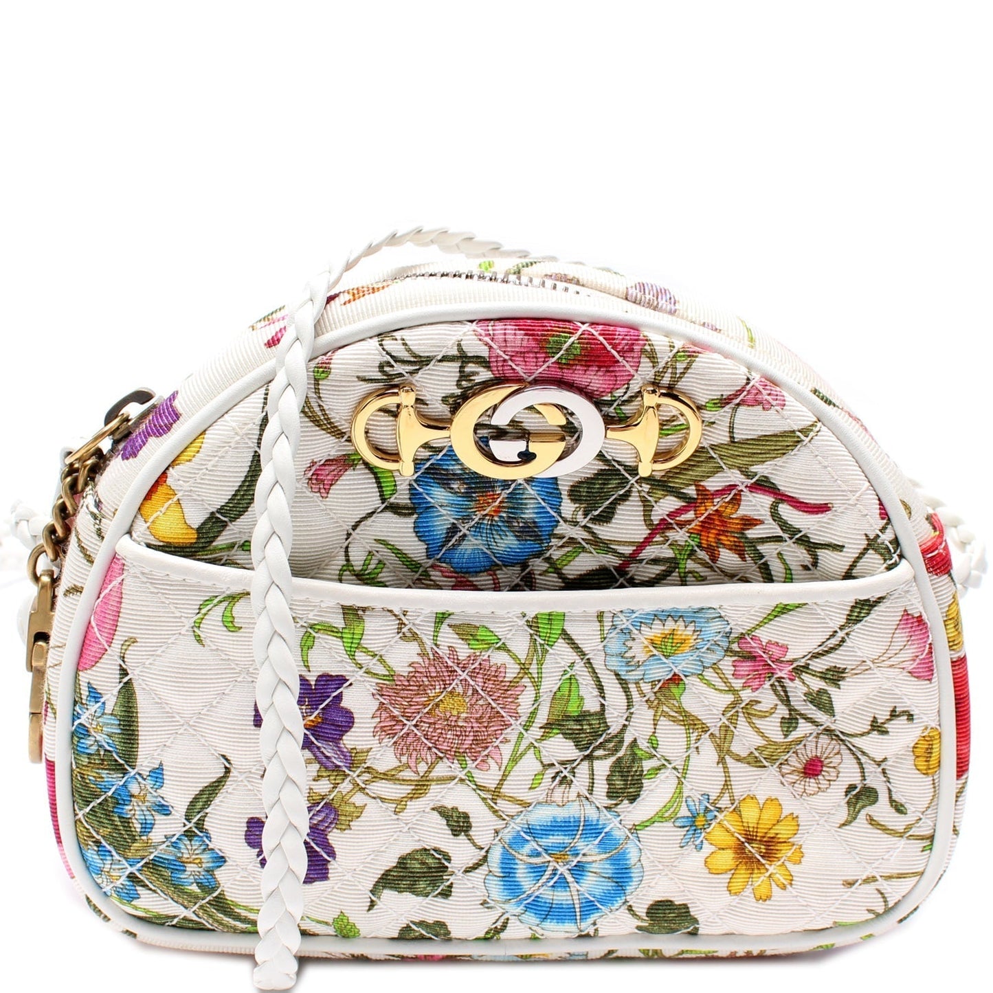Gucci 534951 Mini Trapuntata Flora Bag