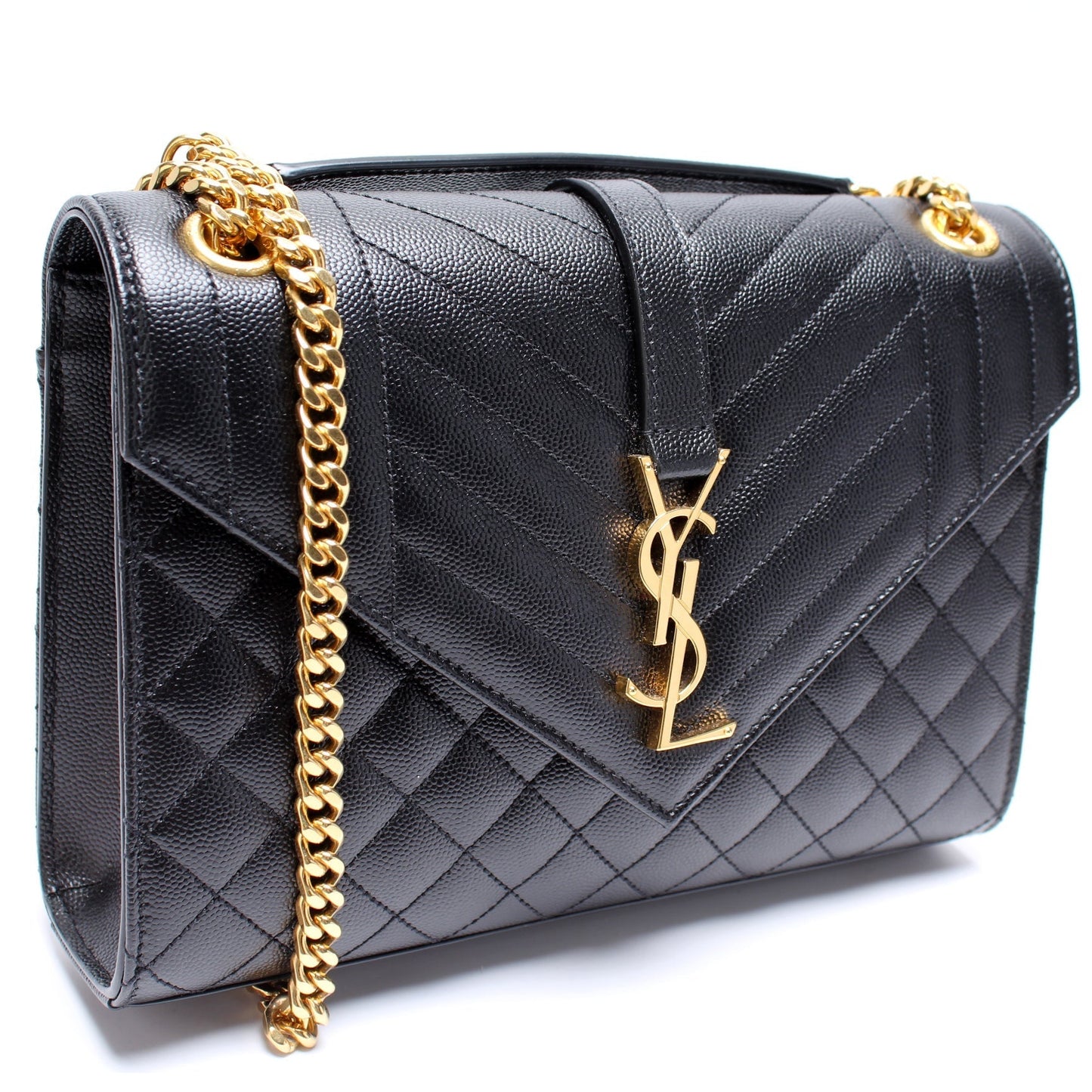 Saint Laurent Envelope Medium Tri-Quilt 600185 Bag