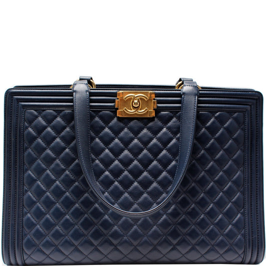 Chanel Boy Shopping Tote Medium 21M Bag