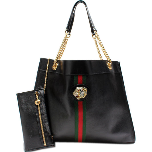 Gucci 537219 Rajah Tote Leather Bag
