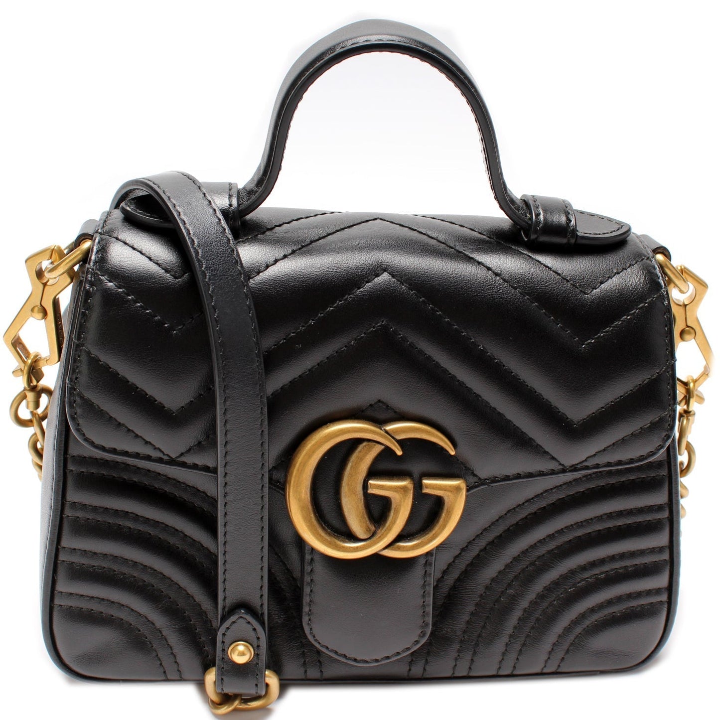 Gucci 547260 Mini Marmont Top Handle Bag