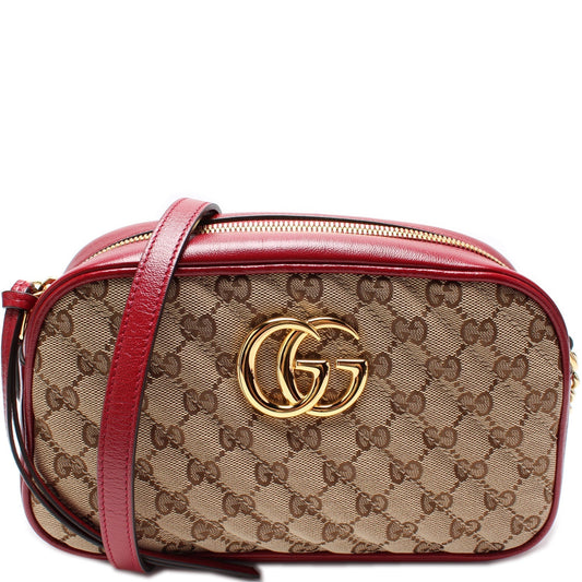 Gucci 447632 Marmont Small Canvas Camera Bag