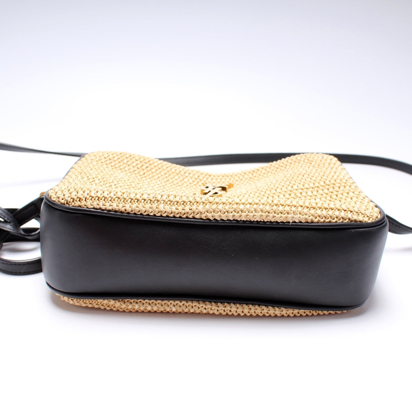 Saint Laurent Lou Camera Medium Raffia Bag