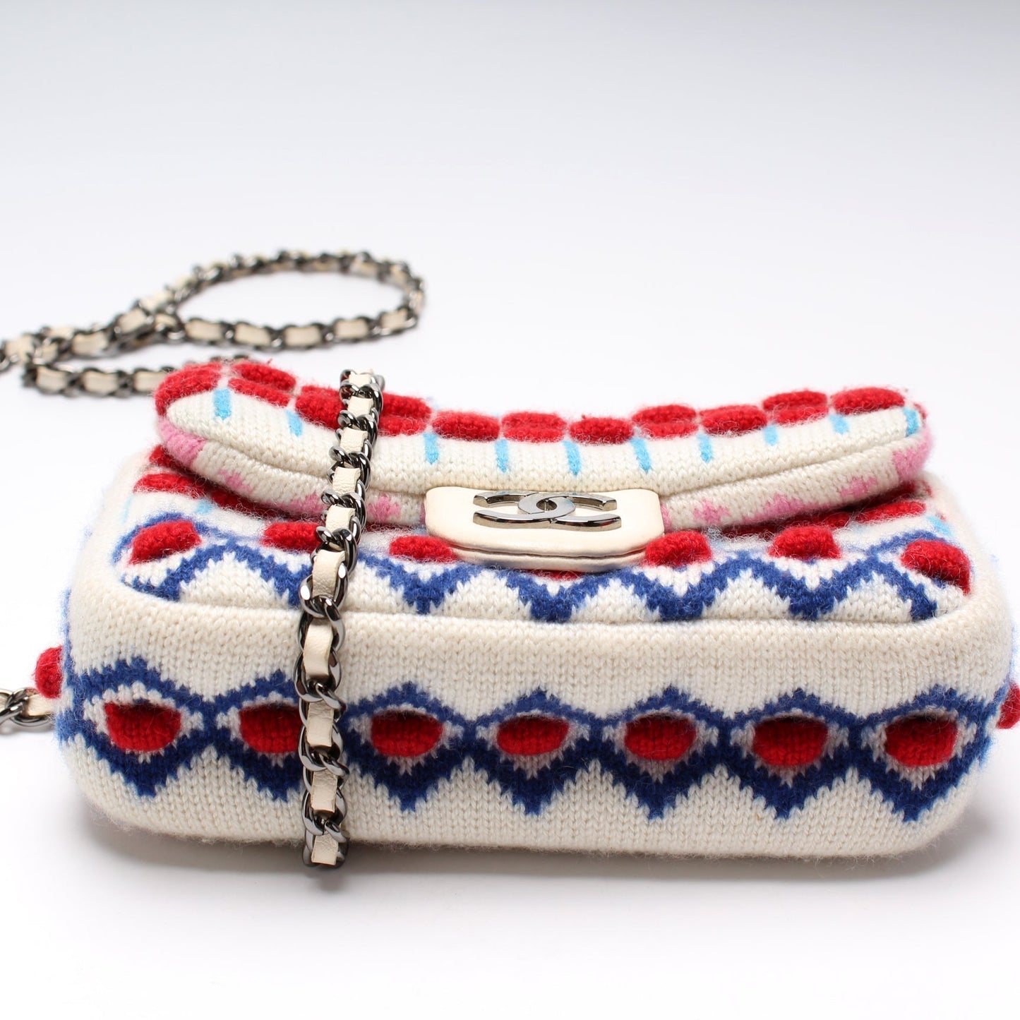 Chanel Cashmere Knit Extra Mini Flap Bag