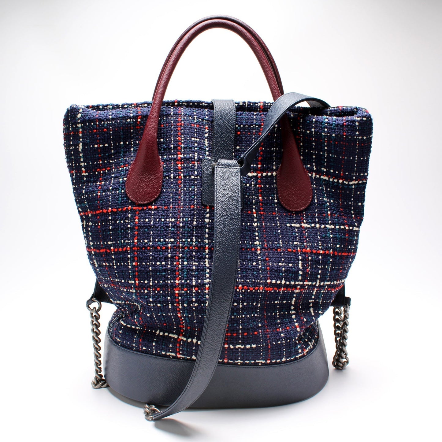 Chanel Tweed Crest Trip Backpack 22M Bag