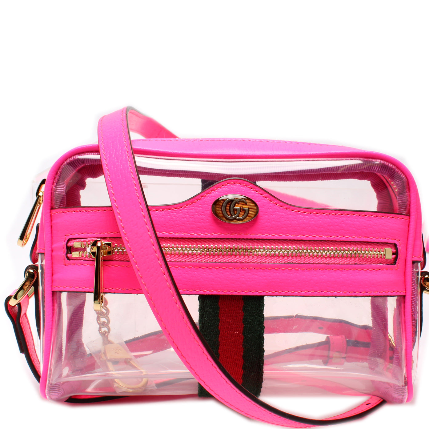 Gucci 517350 GG Transparent Mini Ophidia Bag