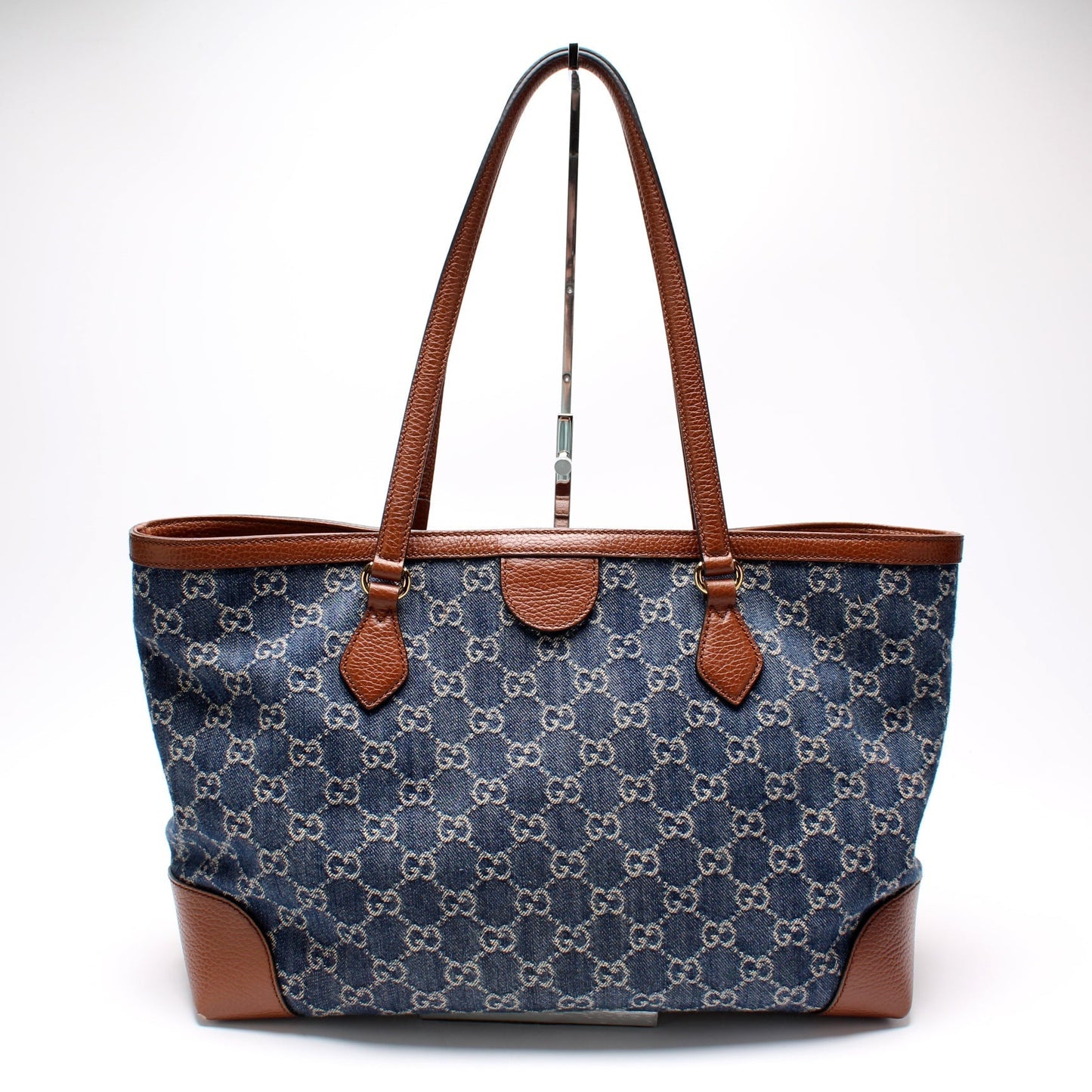 Gucci 631685 Ophidia GG Denim Tote Bag