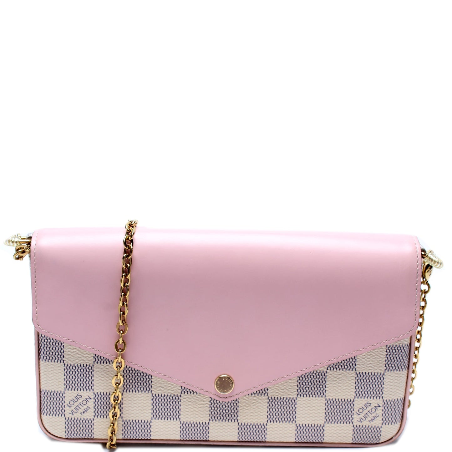 Louis Vuitton Pochette Felicie Calfskin/Damier Azur