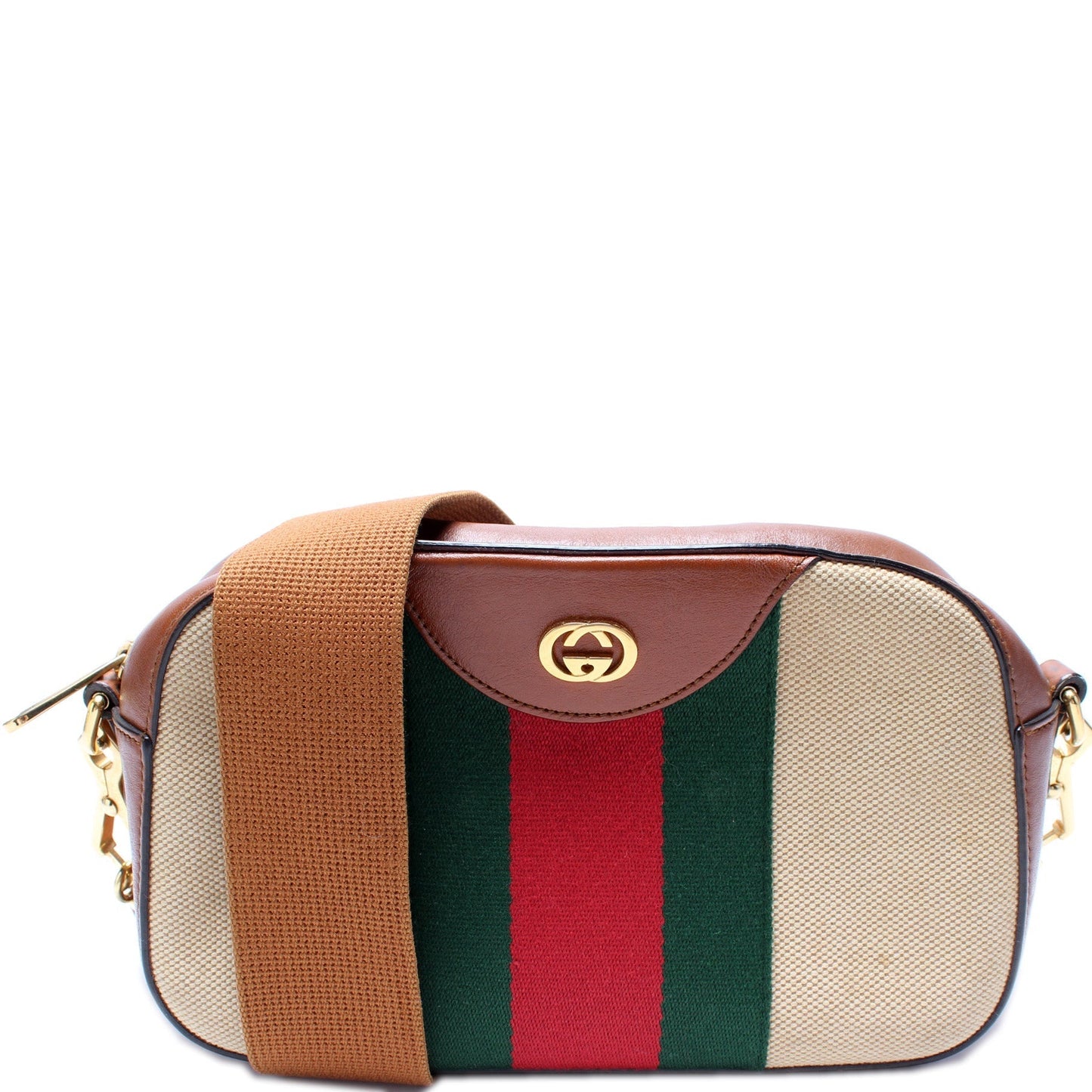 Gucci 575073 Vintage Web Camera Bag