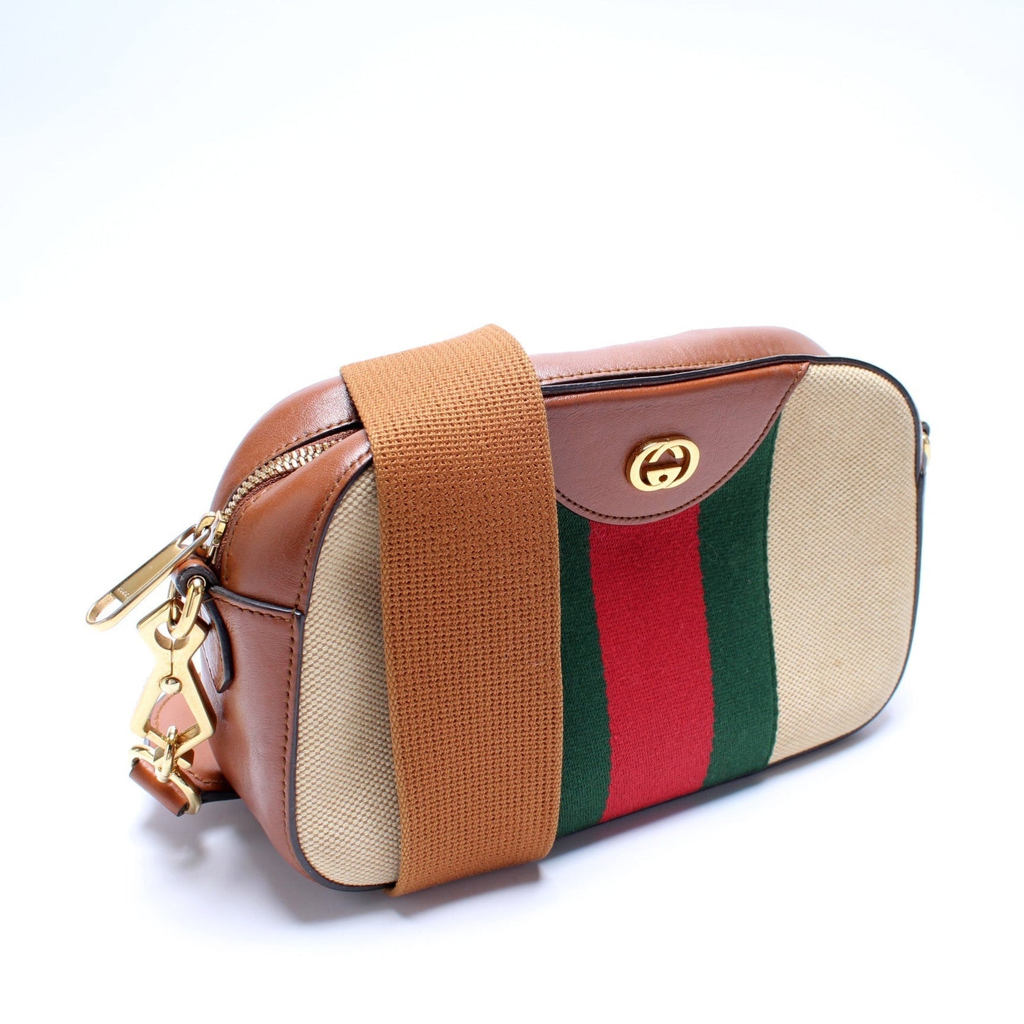 Gucci 575073 Vintage Web Camera Bag