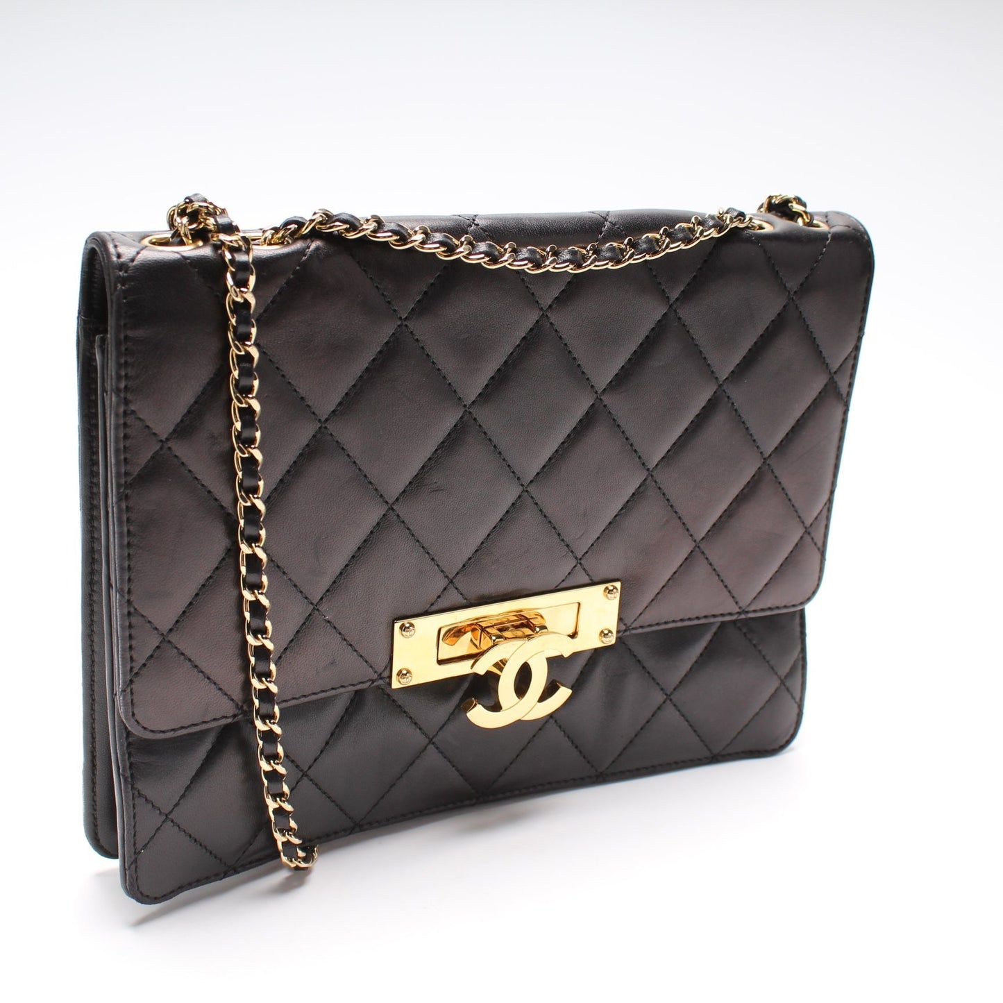 Chanel Golden Class Flap Quilted Lambskin 18M Bag