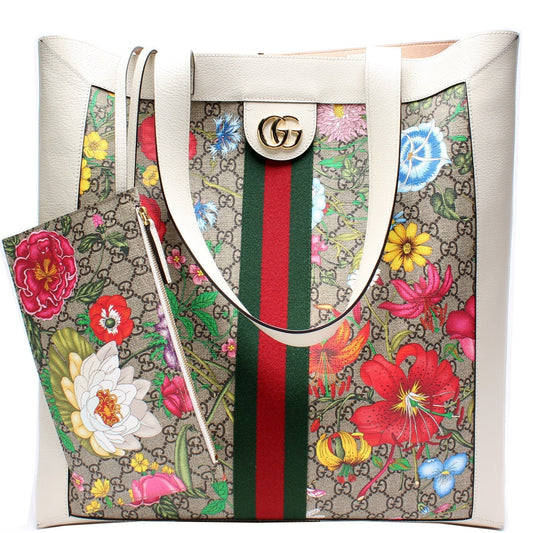 Gucci 519335 Ophidia Flora Soft Large Tote Bag