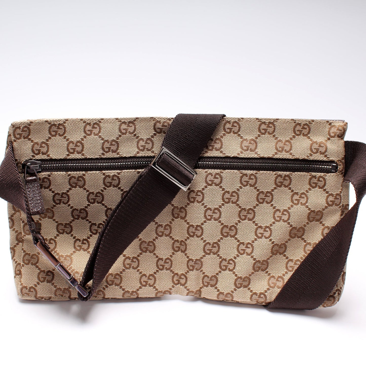 Gucci 28566 GG Canvas Waist Bag