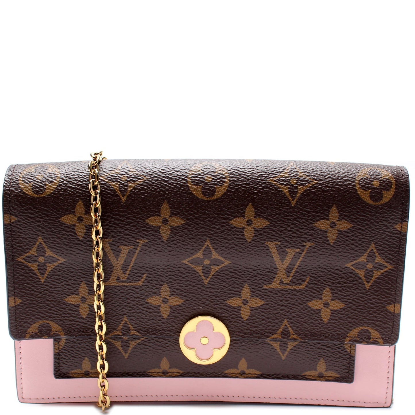 Louis Vuitton Flore Chain Wallet Monogram