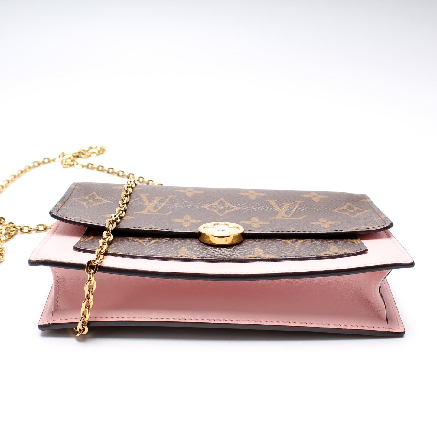 Louis Vuitton Flore Chain Wallet Monogram
