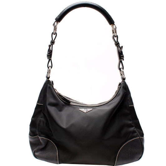 Prada Tessuto Nylon Hobo Bag