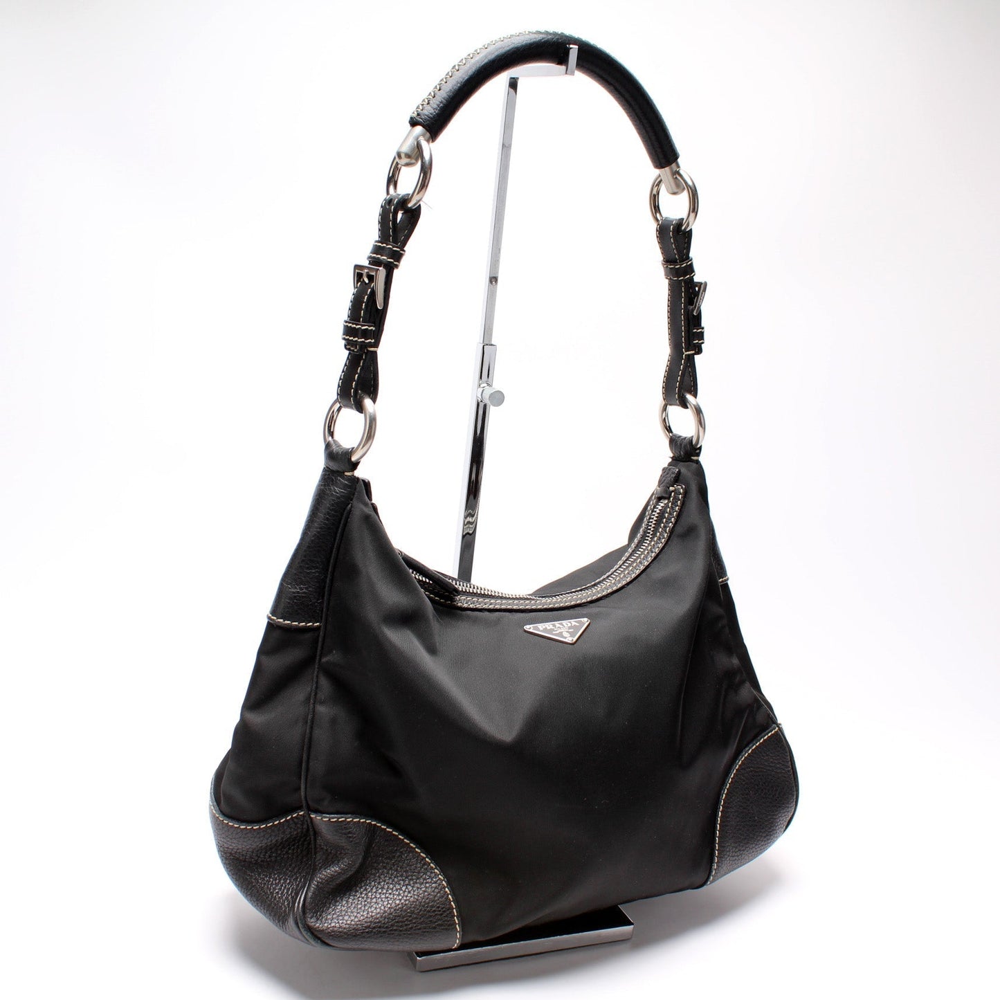 Prada Tessuto Nylon Hobo Bag