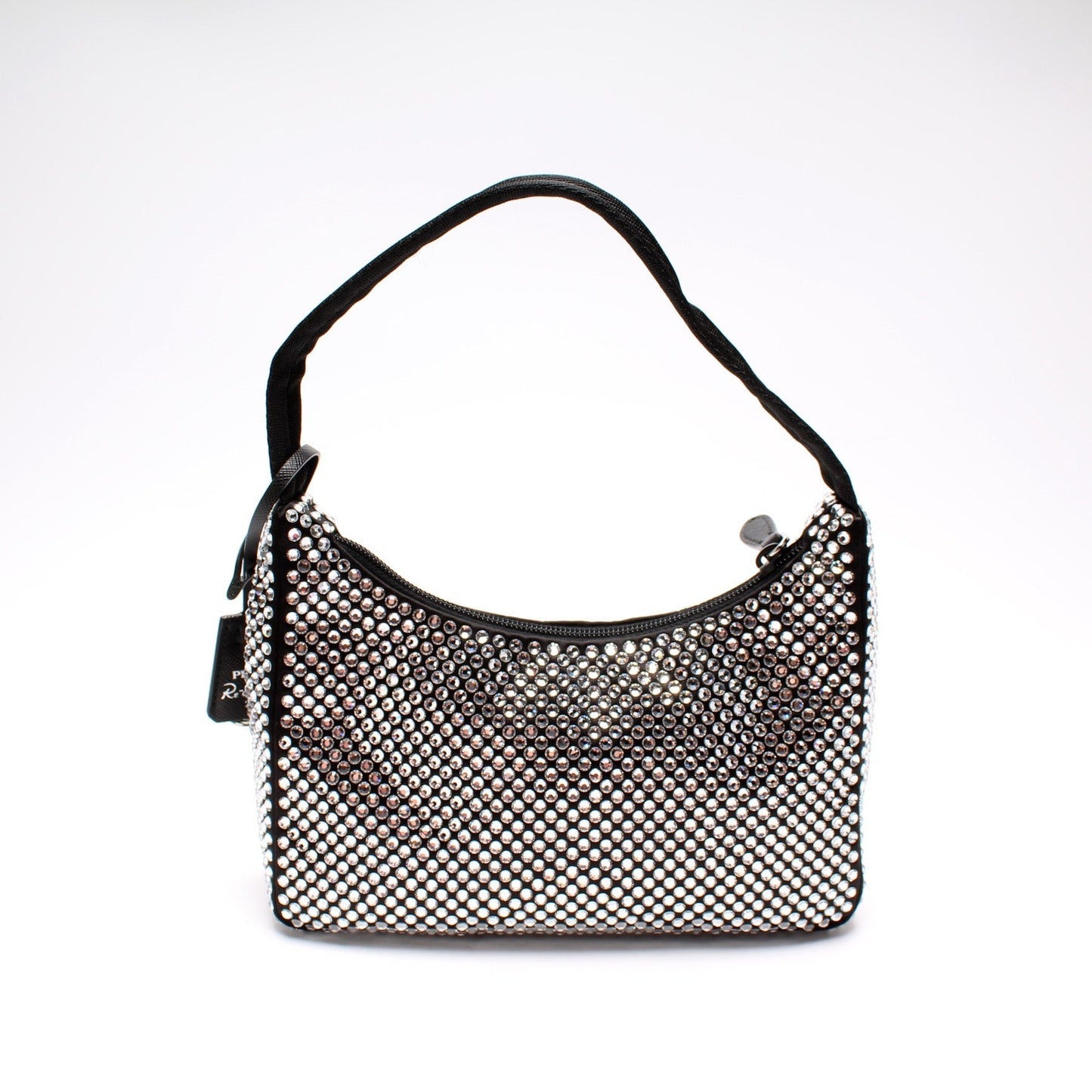 Prada 1BC515 Satin Crystal Re-Edition 2000 Mini Bag
