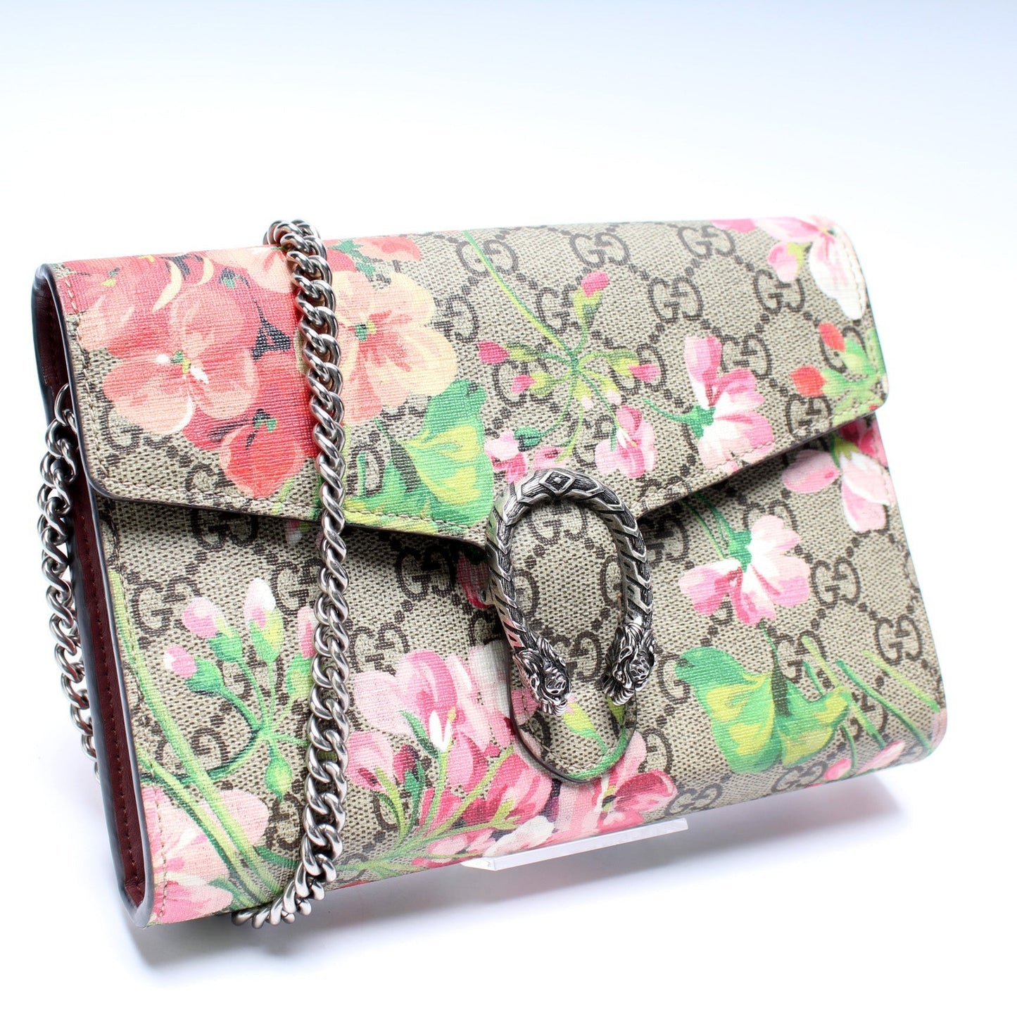Gucci 401231 Dionysus GG Blooms Mini Wallet Bag