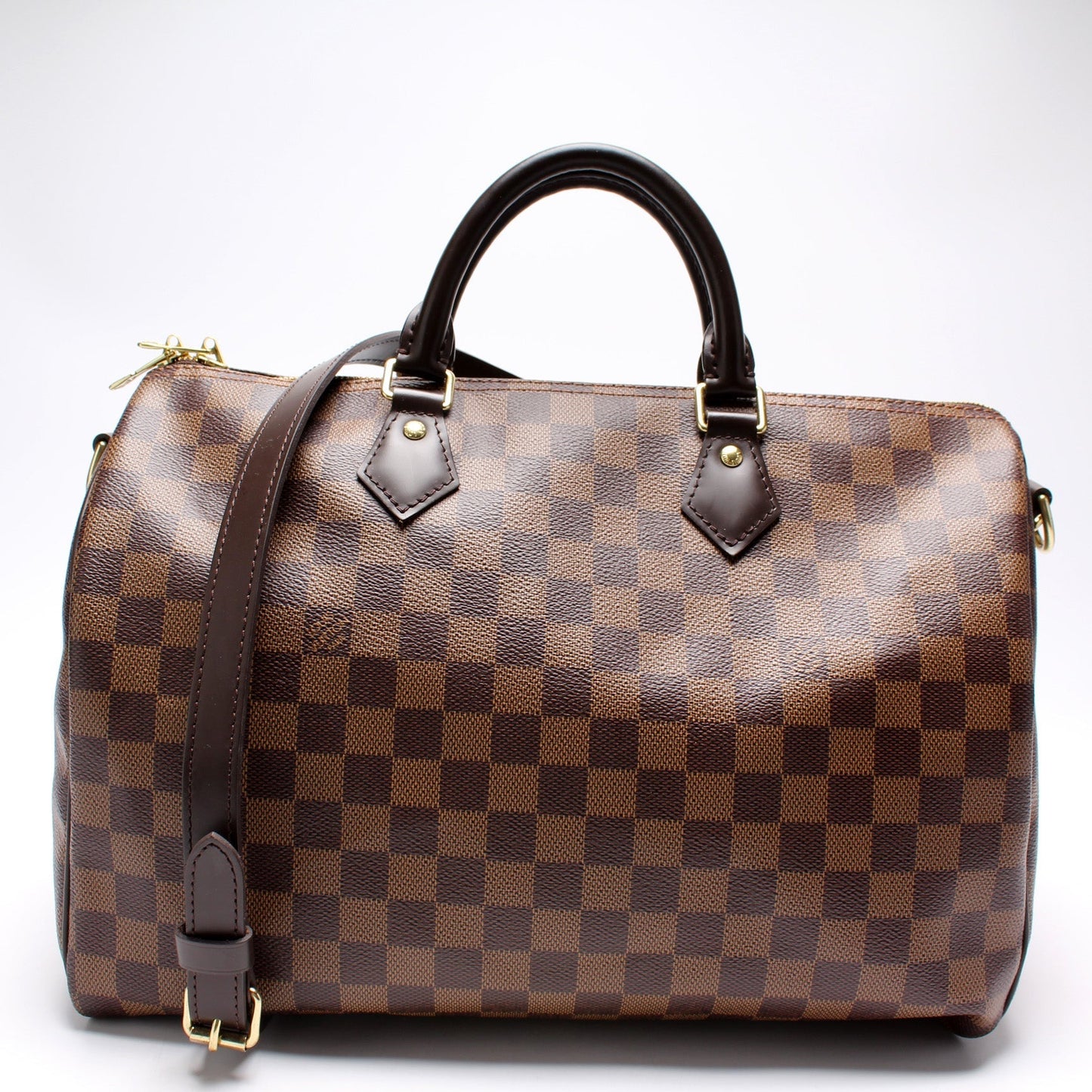 Louis Vuitton Speedy 35 Bandouliere Damier Ebene