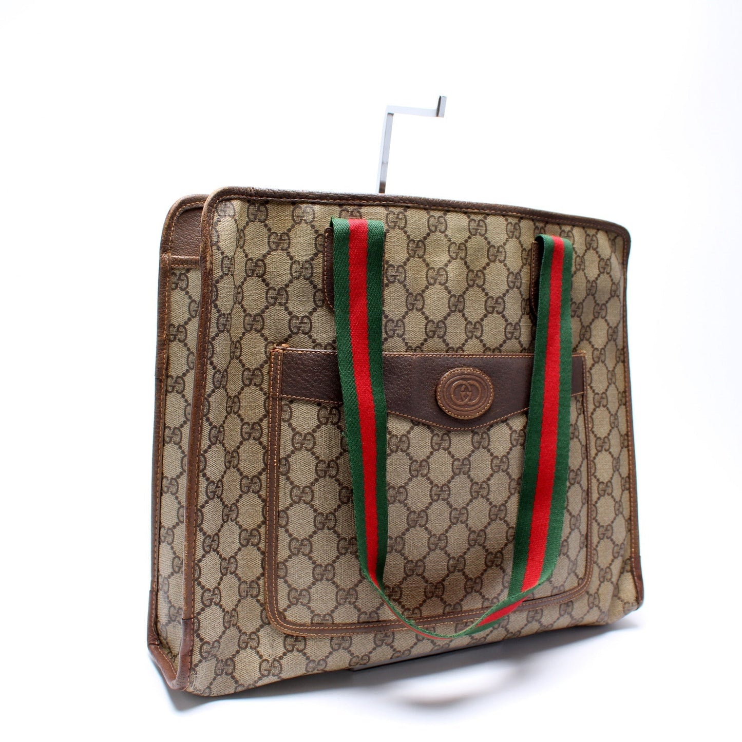 Gucci 89.02.997 GG Supreme Vintage Tote Bag