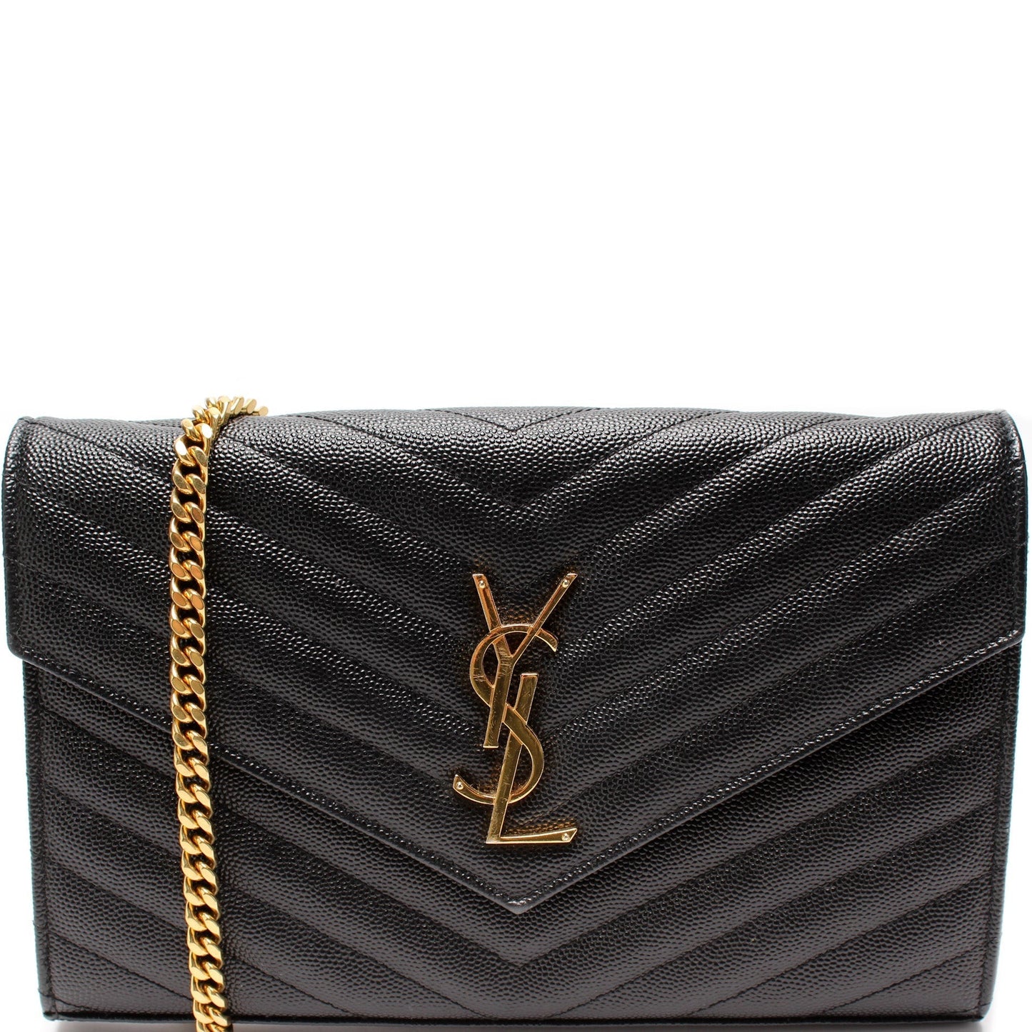 Saint Laurent Grain De Chain Wallet Bag