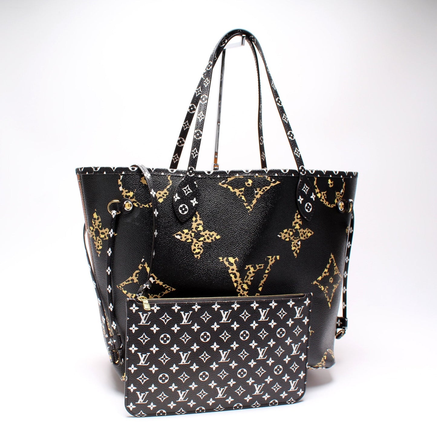 Louis Vuitton Neverfull W/Wallet MM Jungle