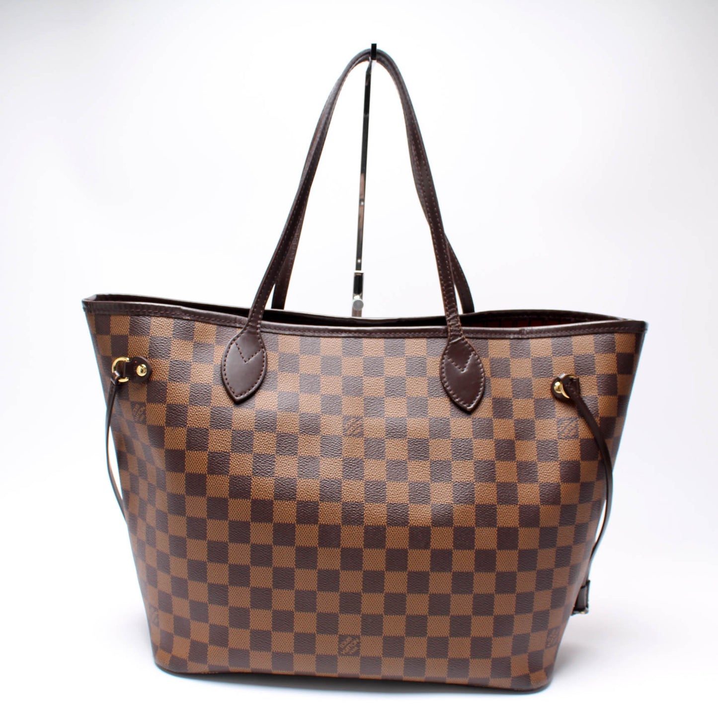 Louis Vuitton Neverfull w/Wallet MM Damier Ebene