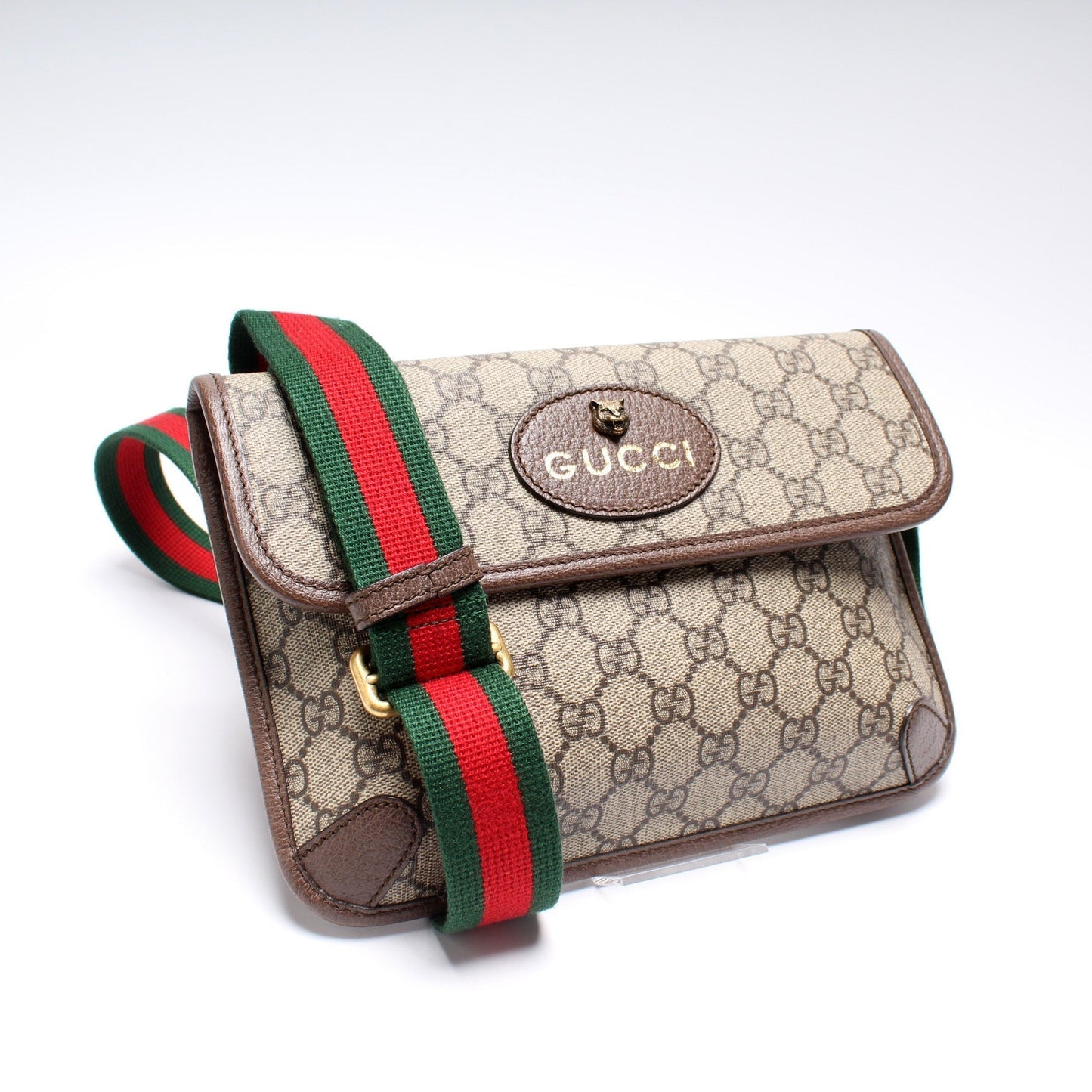 Gucci 493930 GG Supreme Neo Web Belt Bag