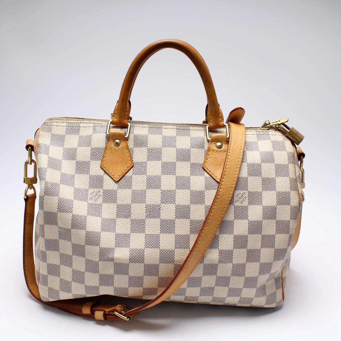 Louis Vuitton Speedy 30 Bandouliere Damier Azur