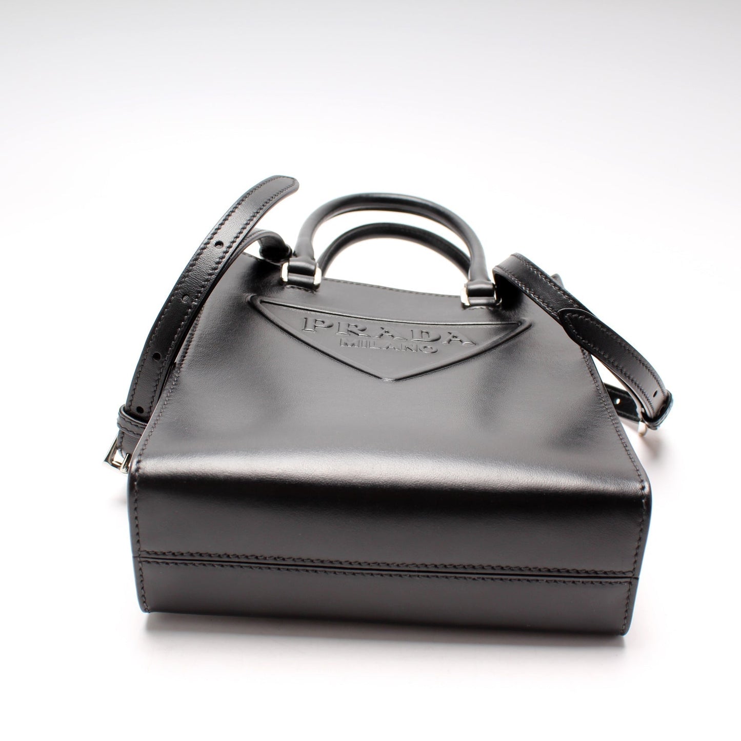 Prada 1BA333 Leather Small Handbag Bag