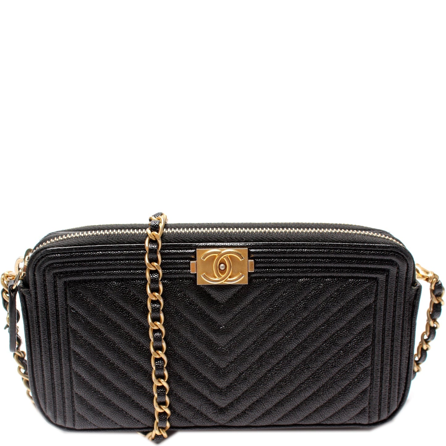 Chanel WOC Boy Double Zip Bag