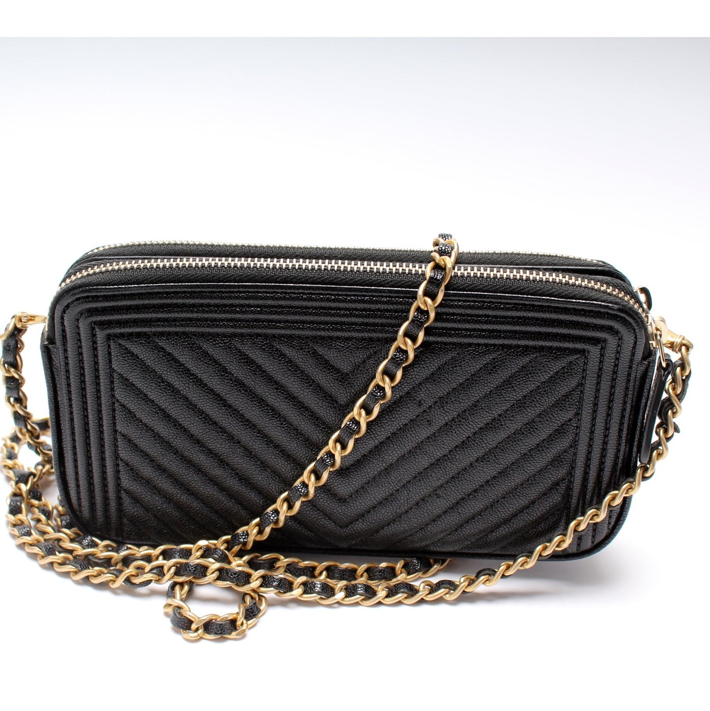 Chanel WOC Boy Double Zip Bag
