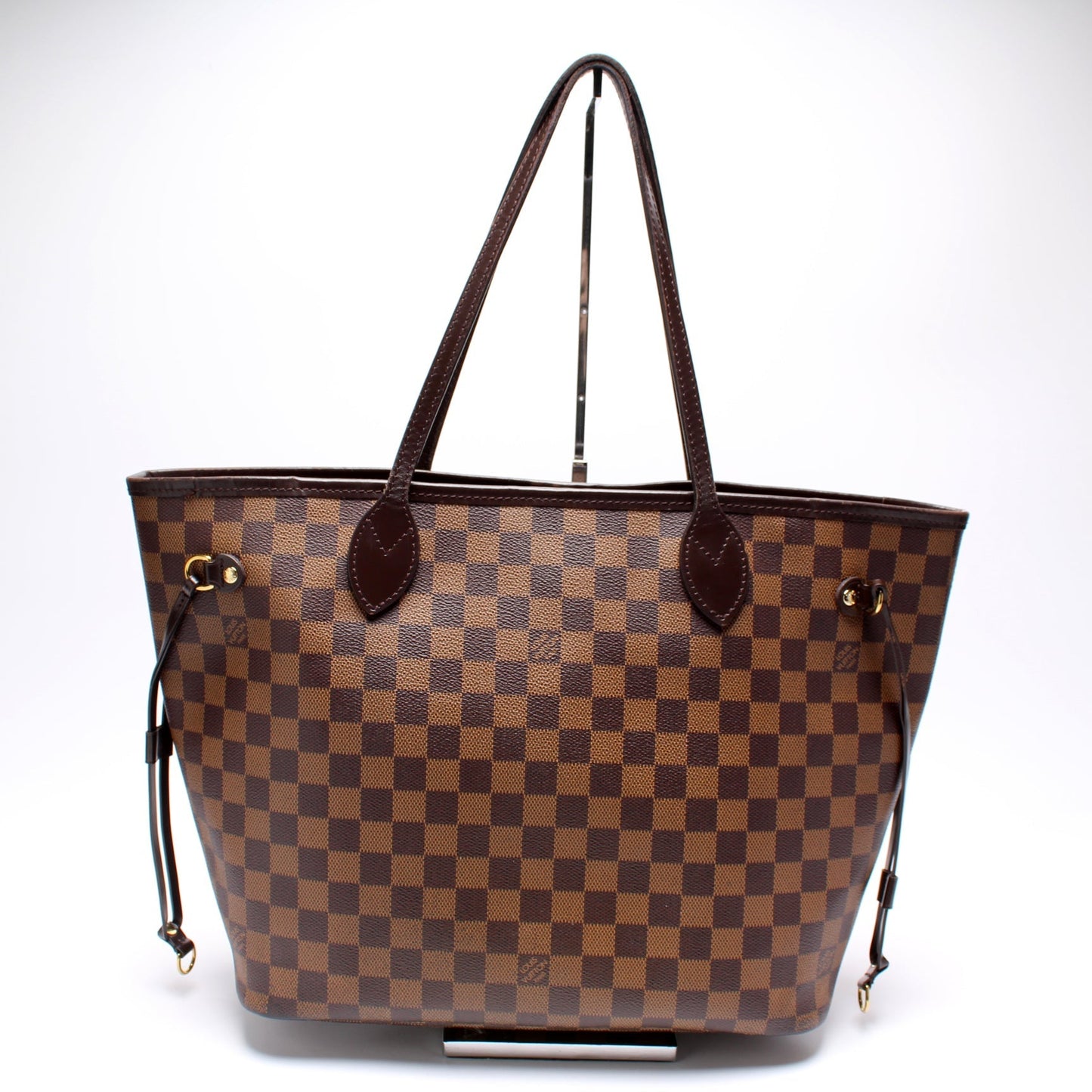 Louis Vuitton Neverfull W/Wallet MM Damier Ebene