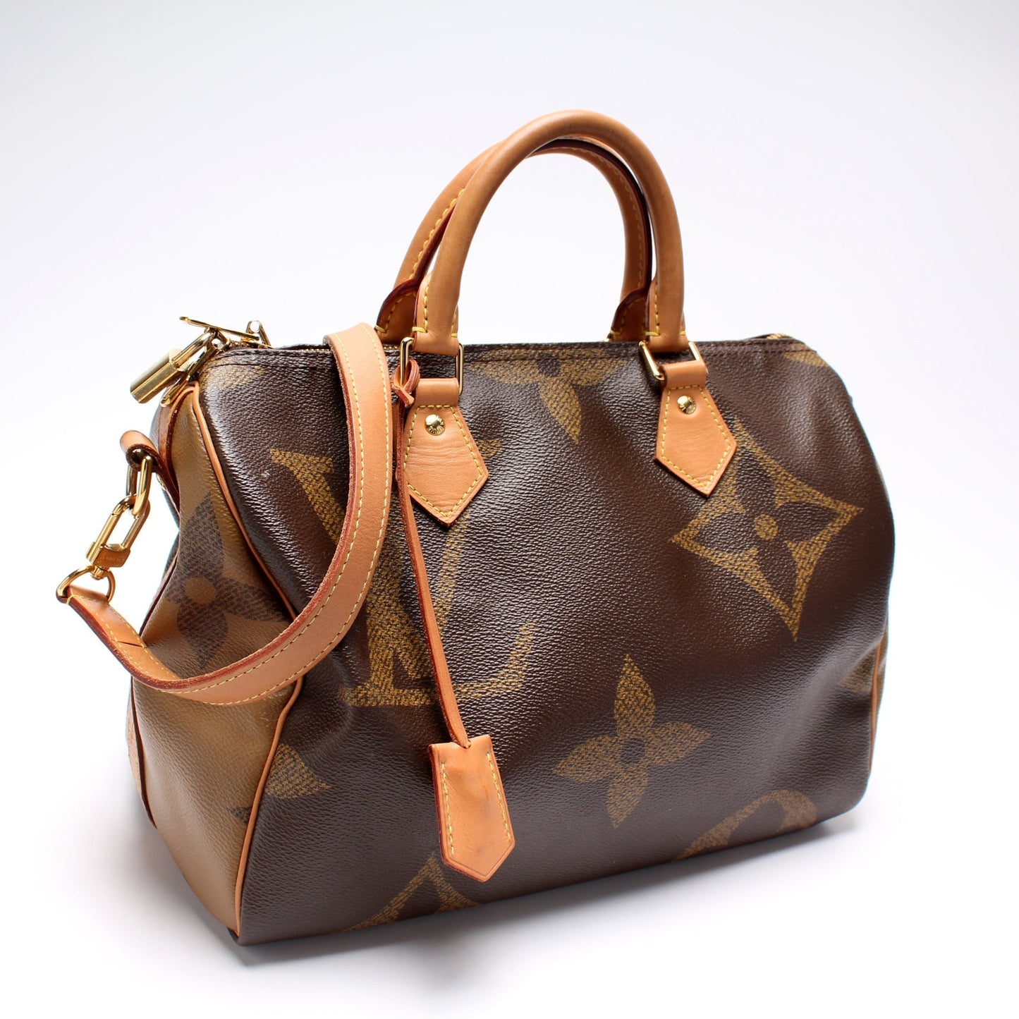 Louis Vuitton Speedy 30 Bandouliere Giant Reverse Monogram