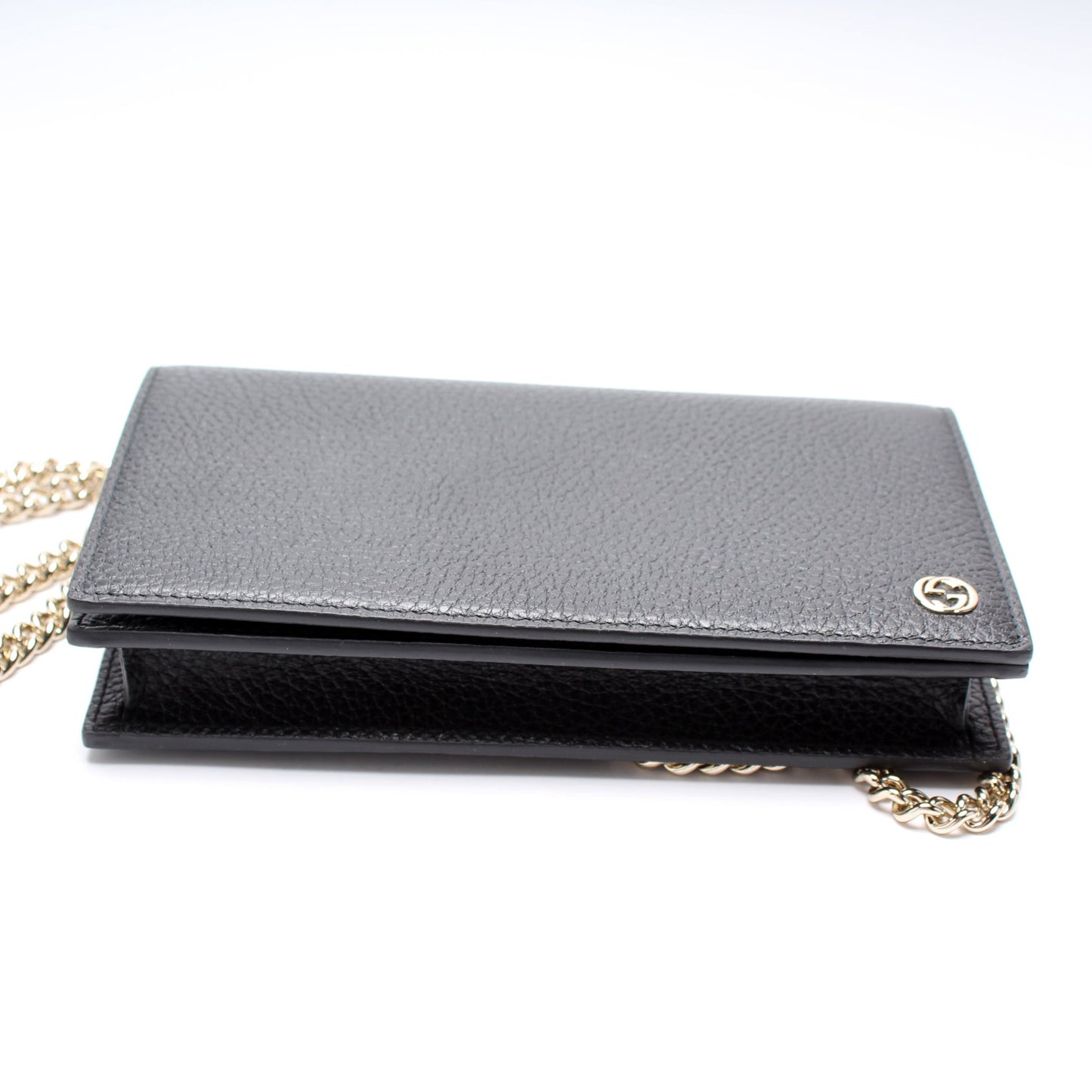Gucci 466506 Interlocking GG Chain Wallet Bag
