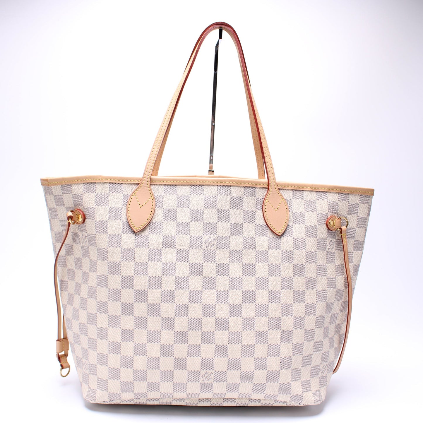 Louis Vuitton Neverfull w/Wallet MM Damer Azur